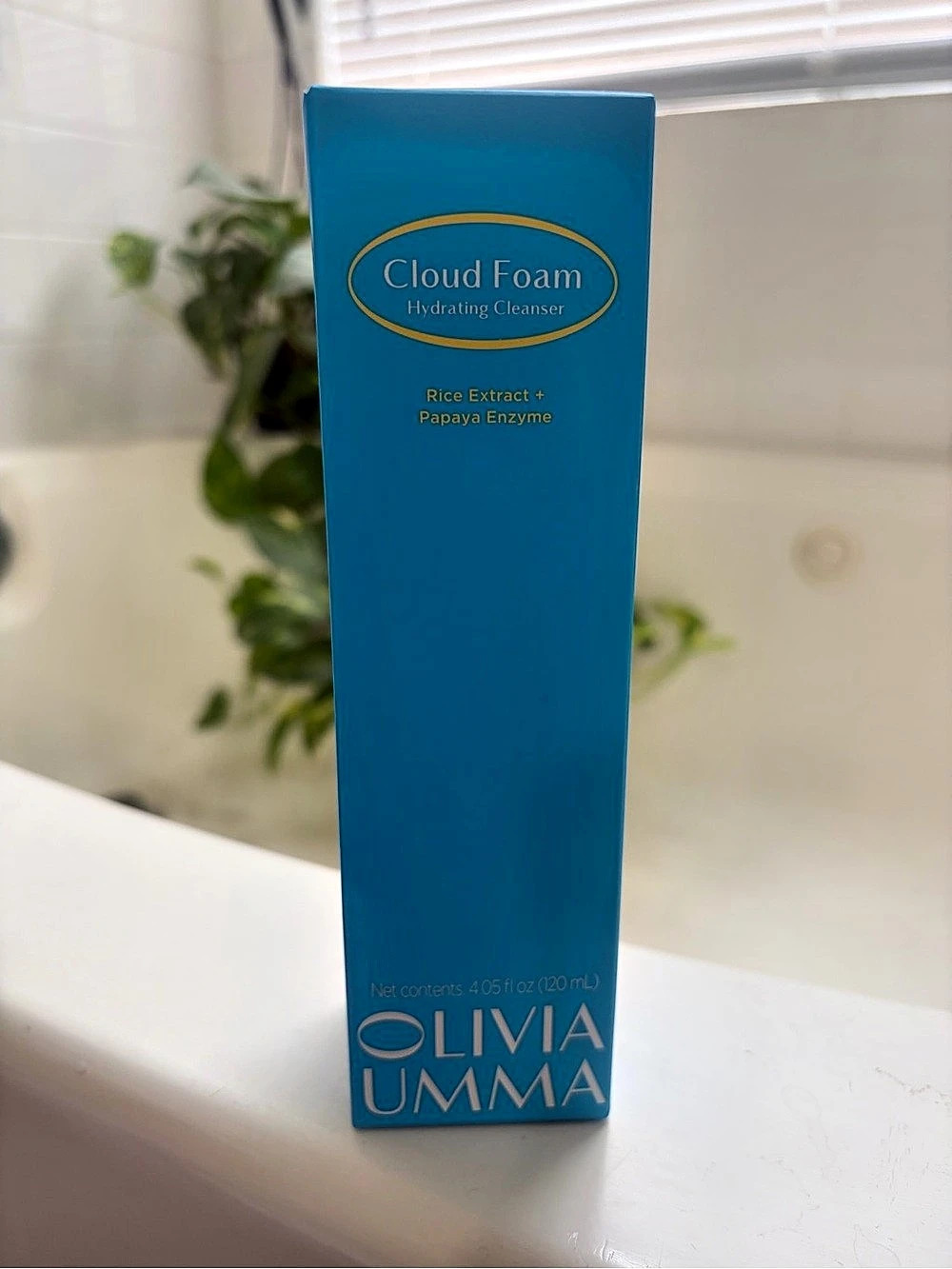 Olivia Umma Cloud Foam Hydrating Cleanser Hydrating Cleanser Blue NWT